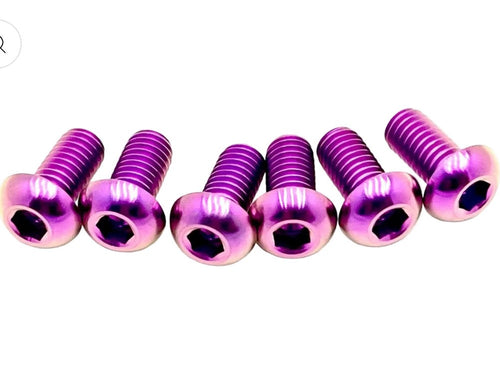 All Emoto Fork Guard Titanium bolts (set of 6)